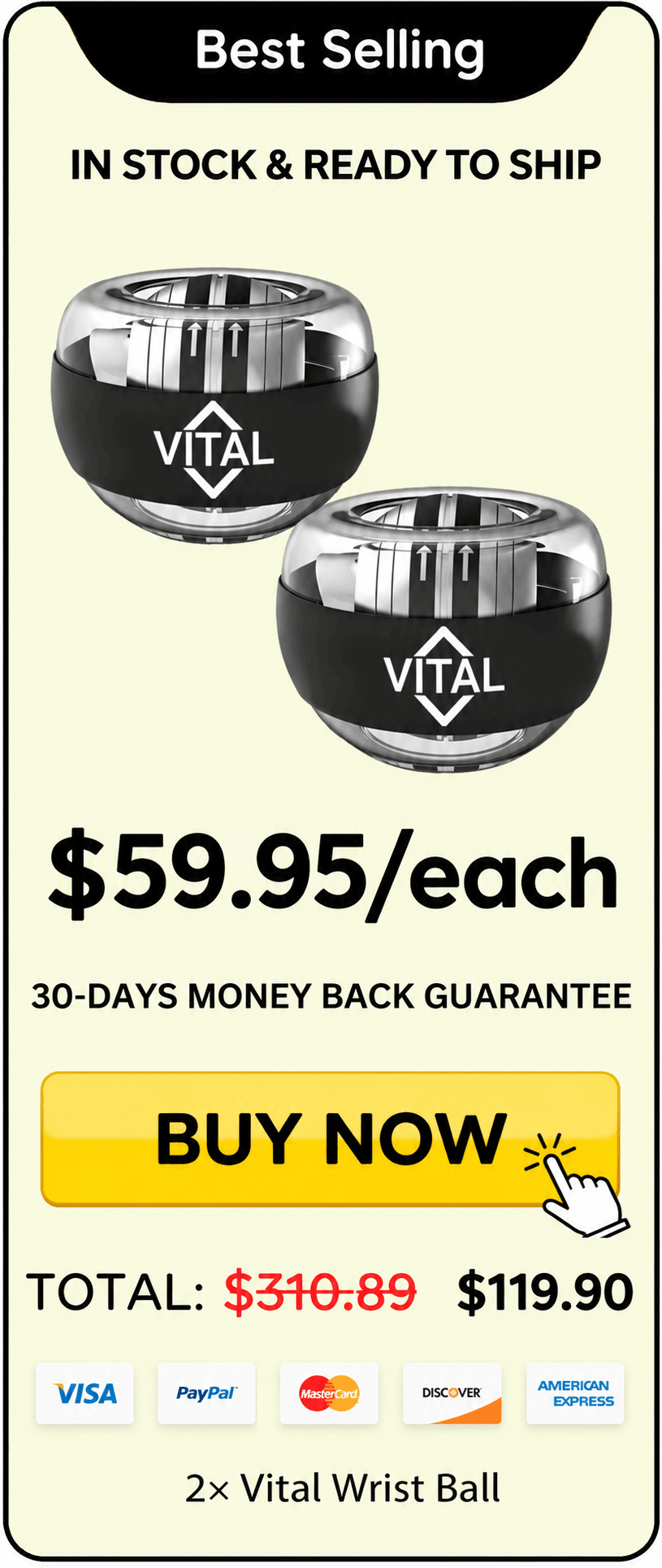 Vital Wrist Ball offer price